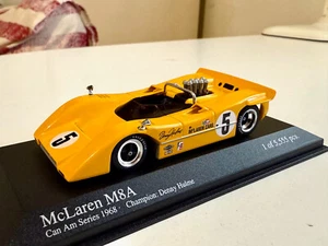 MINICHAMPS 530684305 MCLAREN M8A VINCITORE CANAM 1968 D HULME 1/43 - Foto 1 di 10