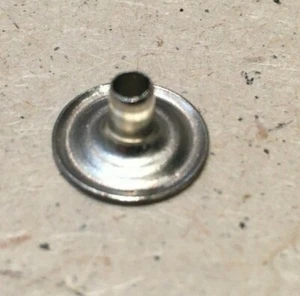 DOT vernickelte Messing Ösen 100 Stück G146 93-BS-10412-1A - Bild 1 von 2