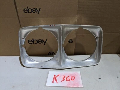 1972 PONTIAC GRANDVILLE CATALINA SAFARI ORIGINAL HEAD LIGHT BEZEL LH - Image 1 of 4