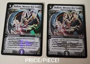 Ballom, Master of Death DUEL MASTERS ORIGINAL DE HOLO CARD NM/EX (PRICE/PIECE!) - Picture 1 of 11