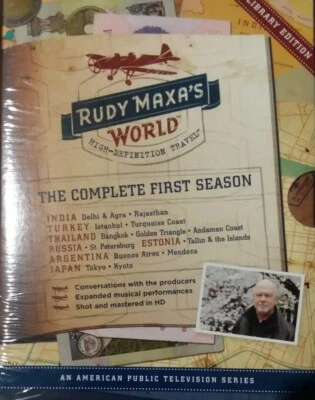 Rudy Maxa's World - The Complete First Season (DVD, 2008, 6-Disc Box-Set) SEALED Foto 1 de 4