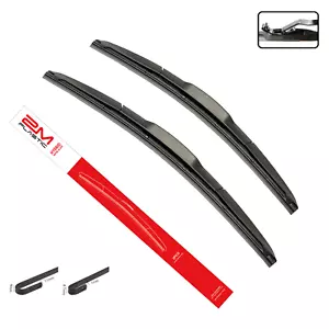 Front Hybrid Windshield Wiper Blade For PONTIAC Vibe 09-10 Pair 26" 17" - Foto 1 di 4