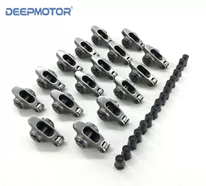 Brazos basculantes de rodillos de acero inoxidable relación 1,6 pernos de 3/8" SBC 400 350 327 305 - Imagen 1 de 3