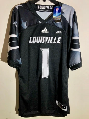 Adidas Premier NCAA Jersey Louisville Cardinals #1 Black sz M Cover