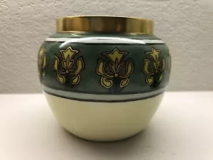 Antiguo tazón pintado de oro Phillip rosenthal co of kronach bavaria Alemania - Imagen 1 de 8
