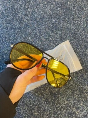 TECH-LINE-DIRECT FASHION ACCESSORIES Neue modische schwarze Herrensonnenbrille Retro Vintage Farbtöne Designer UK UV400