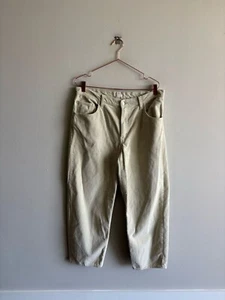 Pantalones Levis Premium Para Hombres Pana Sueltos Papá Pierna Recta Blanco Talla 31 - Imagen 1 de 11