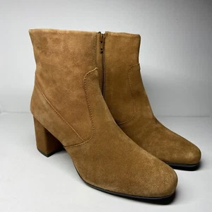 Coconuts by Matisse Size 6 M Vale Brown Suede Leather Heeled Boots Classic Boho - Picture 1 of 10