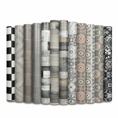 CASA PURA Suelo PVC Suelo Vinilo CV Plaza en Aspecto Madera Por Metros 4 Diseños