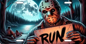 Personajes de películas de terror de Halloween matrícula personalizada - Michael Myers - Imagen 1 de 1