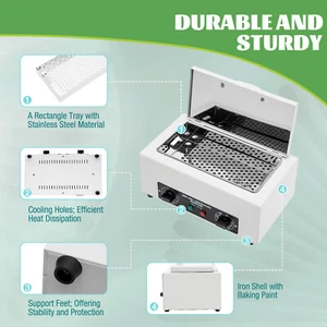 Esterilizador dental en autoclave lupa calor seco aire caliente para herramientas de uñas 300w - Imagen 1 de 24