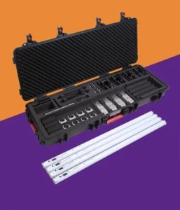 Astera FP-1 QUAD SET 4 x Titan LED Tube + 4x Chargers + Hard case+ Accessory Kit - Picture 1 of 7