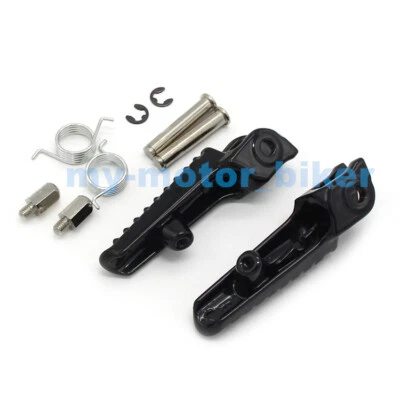 Reposapiés delantero negro estriberas/brazo de peldaño principal para Honda VTR1000 RC51 2000 01-2003 Foto 1 de 4