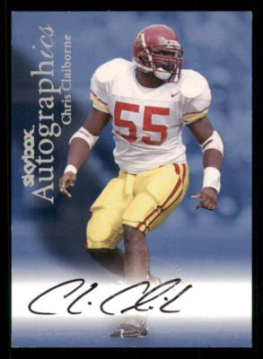 1999 SkyBox Premium AUTOics #18 Chris Claiborne/D/EX/MM/S - Image 1 of 2