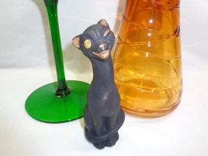 Vtg Or Antique Pottery Grotesque Alley Cat Art Deco Unmarked tiffin fenton style - Picture 1 of 24