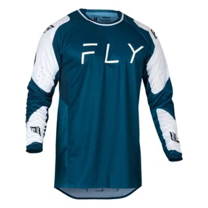 Camiseta deportiva Fly Racing Evolution DST azul marino/blanco MX todo terreno para hombre tallas SM - LG - Imagen 1 de 3