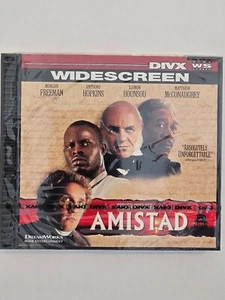 AMISTAD DIVX SEALED R MOVIE MORGAN FREEMAN MATTHEW MCCONAUGHEY - Picture 1 of 2