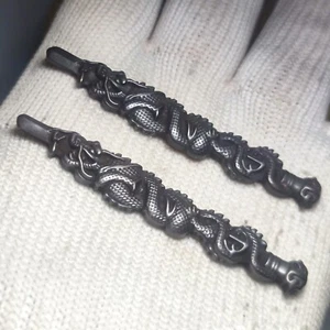 Base de latón espada dragón JIan Menuki para espada samurai japonesa katana montaje - Imagen 1 de 5