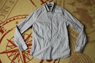 CAMISA GUESS HOMBRE CASUAL CLÁSICA MANGA LARGA CAMISA ORIGINAL TALLA M Foto 1 de 4