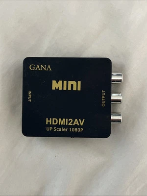 RCA to HDMI Converter, 1080P RCA Composite CVBS AV to HDMI Video Audio Conver... - Image 1 of 4