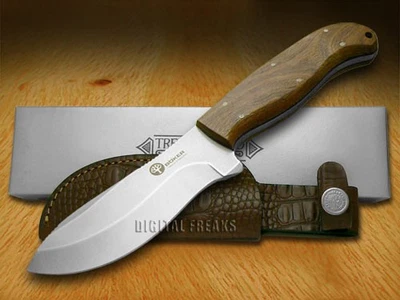 Boker Arbolito Fixed Blade Skinner Knife Guayacan Wood T6MoV 02BA580GB - Image 1 of 4