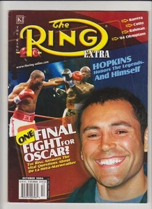 THE RING MAGAZINE EXTRA OSCAR De La HOYA BOXING HOFer COVER OCTOBER 2006 - Picture 1 of 2