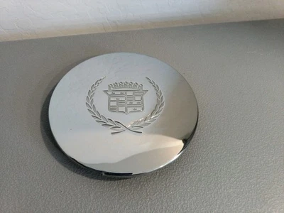 1995-1999 OEM Cadillac DeVille Seville Chrome Center Cap #03543663 Excel (#3) - Image 1 of 4