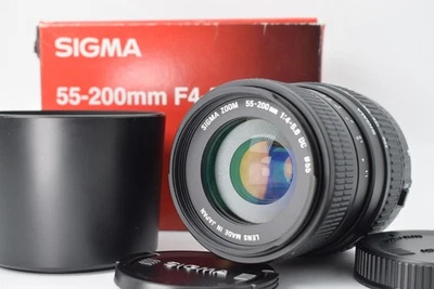 SIGMA 55-200mm f/4-5.6 DC AF Zoom Lens for Canon from Japan [Near MINT] #1324-2 - Image 1 of 4