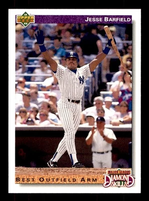 1992 Upper Deck #644 Jesse Barfield - Image 1 of 2