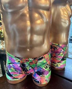 Medium Splash Acteaon square cut swim shorts by Mary Angel LLC Starwear US - Picture 1 of 5