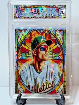 2025 Nick Kurtz Stain Glass Sport Anime  SP /200 Refractor MLB Oakland  z* rc - Image 1 of 2
