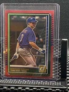 Michael Young 2025 Donruss Red #29/250 - Rangers - Picture 1 of 2