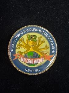 Tolle Navy USN COMMAND TEAM Auszeichnung Herausforderung Münze Navy Cargo Handlers - Bild 1 von 2