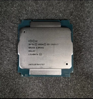 2pcs of Intel SR1XD Xeon E5-2699 v3 2.30GHz 18 Core 45 MB L3 Cache CPU Processor - Image 1 of 2
