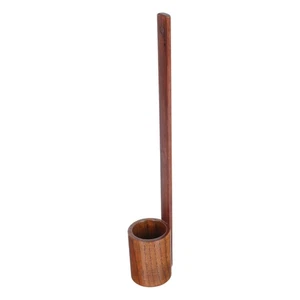 Cucharones de madera vintage para recoger vino para servir cuchara de mango largo - Imagen 1 de 12