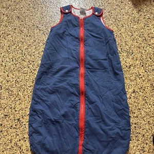 Baby Deedee Sleep Nest Sz Medium 6-18 months Zip Wearable Blanket Blue Red(B1) - Picture 1 of 4