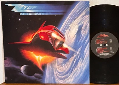 ZZ TOP Afterburner 1985 WARNER BROS Hard Rock LP EX w OG Inner SRC Masterdisk - Image 1 of 2