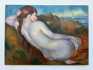 Pierre-Auguste Renoir Oil Painting On Canvas Signed & stamped 20 x 28 in - Picture 1 of 8