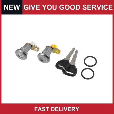 Door Lock Cylinder Replacement Fit for Mazda B2200 Silver Tone - Image 1 of 4