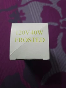 120V 40W Frosted Light Bulb - Picture 1 of 3