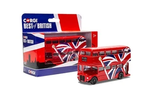 Corgi Best of British London Bus - Union Jack - Foto 1 di 1