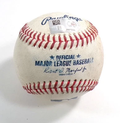 9-18-24 D-Backs @ Rockies GU Ball P.Smith/Eugenio Suarez/Gabriel Moreno/Criswell - Image 1 of 3