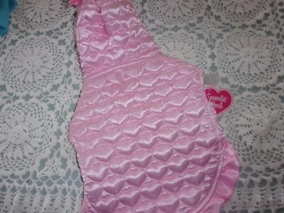 Chaqueta con Capucha Rosa Acolchada CORAZÓN Perro S Pequeña Smoochie Pooch Nueva Foto 1 de 3