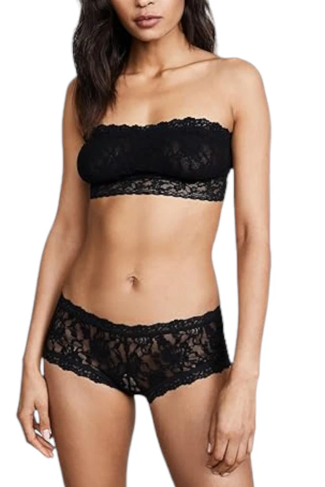 Hanky Panky Women's Signature Lace Lined Bandeau Black - Image 1 of 1