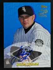 2000 Topps Traded & Rookies #TTA23 Jason Stumm AUTO Chicago White Sox