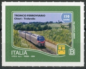 ITALIA 2024 - Ferrovie italiane: Tronco Chieri – Trofarello - NUOVO MNH** - Foto 1 di 1
