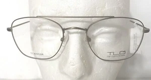 TLG NU036 C01 Designer Brushed Gold Titan Brille Brillengestell mit Etui 51-21-145 - Bild 1 von 4