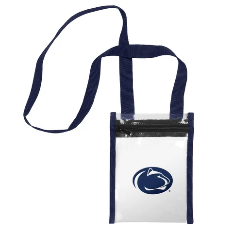 Penn State St CLEAR Crossbody Tote Bag Purse Stadium Security Approved 8" x 6" Cover