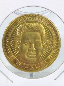 PAUL KARIYA 02 | 1997-98 Pinnacle Mint Collection Hockey Ltd. Edition BRASS Coin