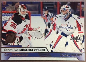 2016-17 UD Series Two Checklist (251-350) #449 Cory Schneider & Bradan Holtby - Picture 1 of 2